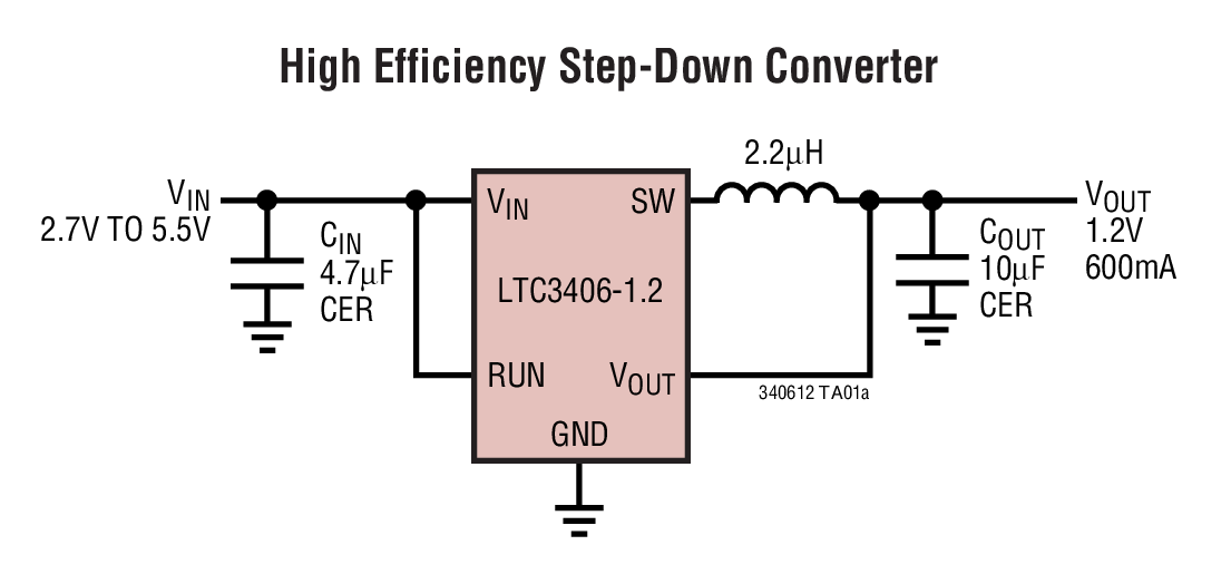 LTC3406-1.2Ӧͼһ